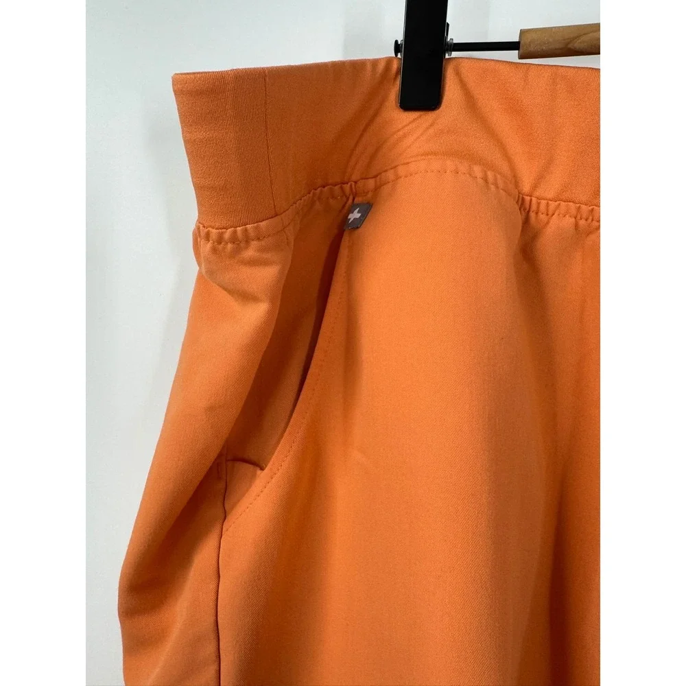 FIGS Zamora Jogger Scrub Pants Womens‎ XXL Petite Orange Technical W18SW2005P